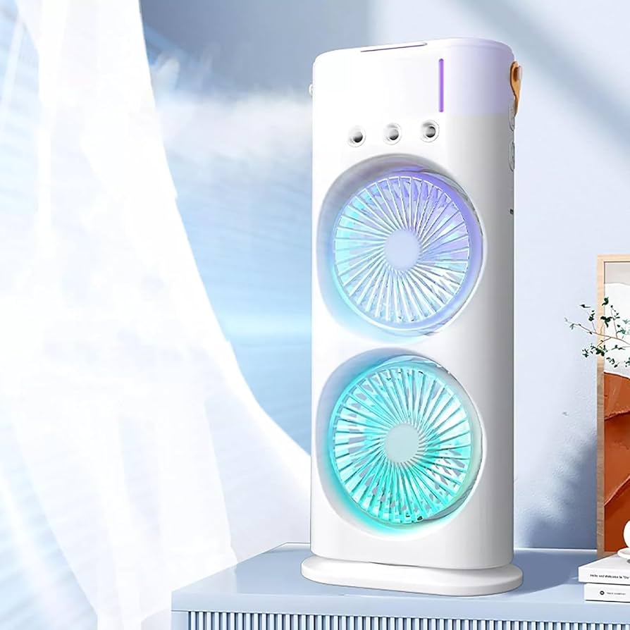 USB DESKTOP CIRCULATING COLD AIR THREE-HOLE SPRAY AIR FAN